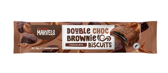 Double Choc Brownie Chocolate Biscuits